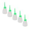 Liru 5pcs Plastic Oil Can Oiler Bottle Dispenser 180ml Hand Pump Clear for Sewing Machine Universal Sewing Machine view 1