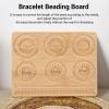 Zunate Solid Wood Bead Boards for Jewelry Making, Combi Beading Board with Grooved Sizes 15-20cm, Beading Trays Design Mats for Bracelet, Ideal Gift for Crafters view 3