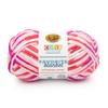 Lion Brand Yarn, Cover Story Favorite Blanket Yarn for Knitting and Crochet, 223 Yards, Bubblegum, 1 Pack view 1