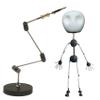 HYZHANHONG 15CM, 12CM-20CM Metal Puppet Figure,DIY Stop Motion Armature Kits Stop Motion Animation with Hands and Skull, for Stop Motion Animation & Clay Maker view 1