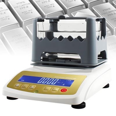 Nicvrea Gold Purity Testing Machine, Digital Electronic Gold Purity Tester Meter Gold Purity Test Analyzer Machine Density Range: 0.001/cm3 MDJ-300K