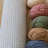 Mono Deluxe Needlepoint Canvas 13 Mesh Cotton, White Cross Stitch & Embroidery Fabric 17" x 14" view 2