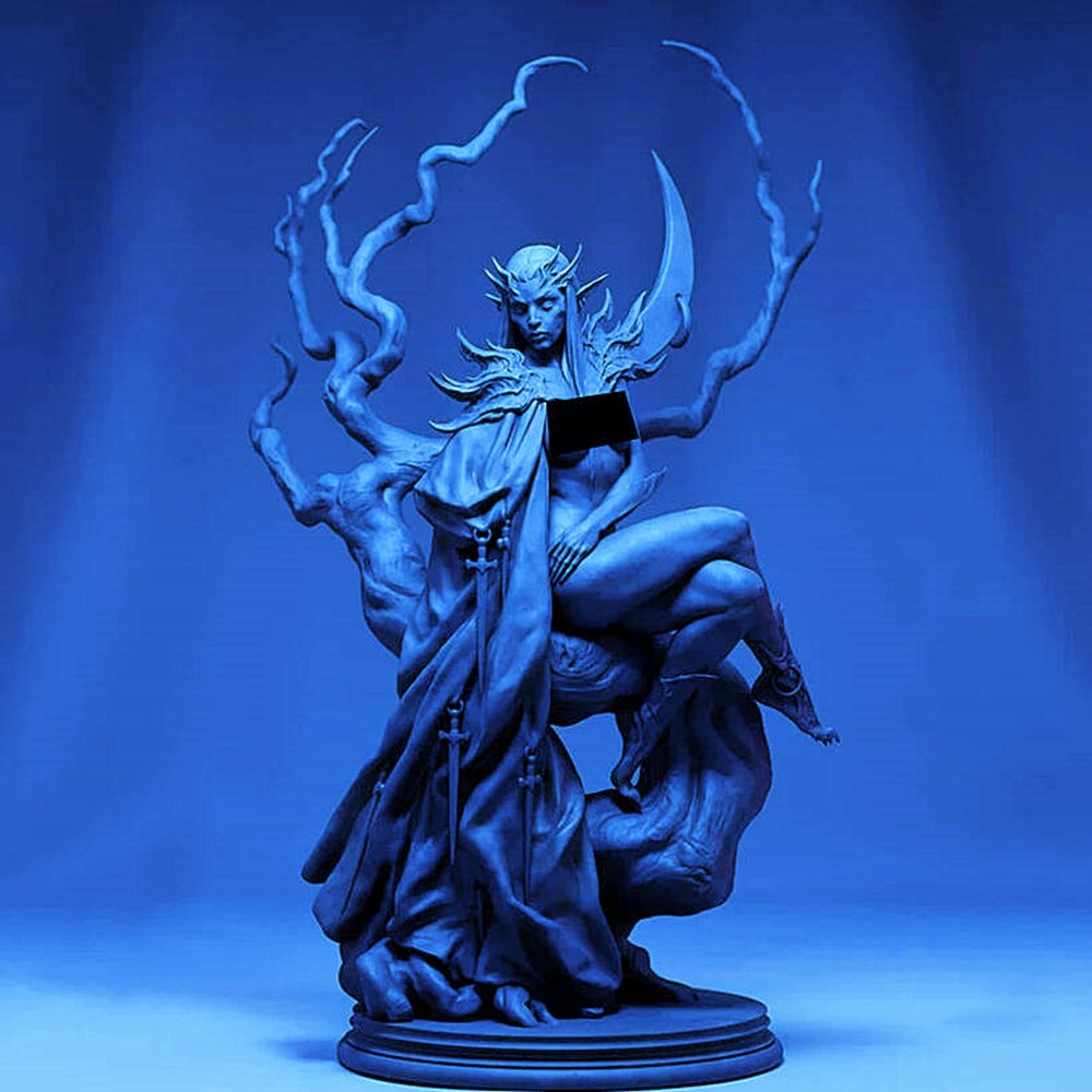 Bhowsa 1/24 Ancient Female Warrior Resin Model Kit Unpainted and Unassembled Resin Model // C6O4T23