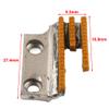 CNxinn10 Sewing Machine #12481TR Feed Dog with Teeth Silver Steel for JUKI ddl 5550 8500 9000 for Brother DB2-C101 C201 2Pcs Rubber view 3