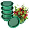 16 Pcs Green Wet Floral Foam - Round Bowls for Wedding DIY Flower Arrangement Blocks view 2