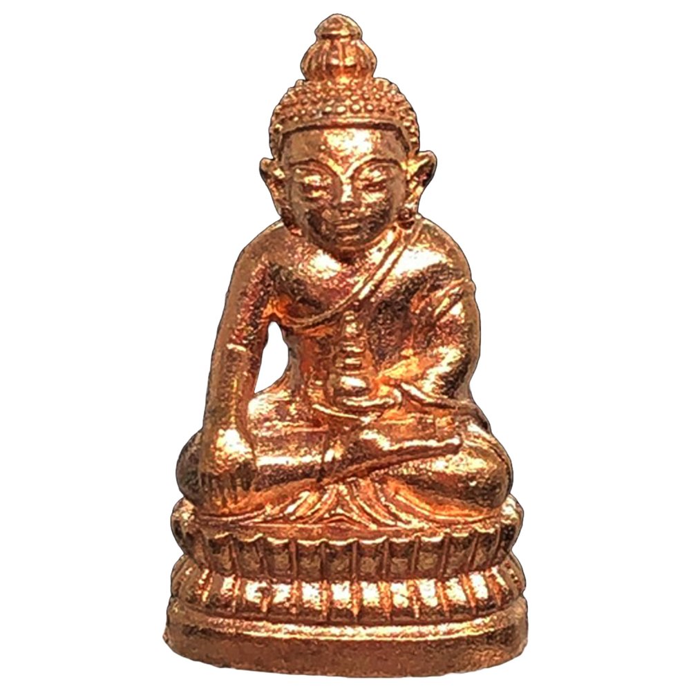 Thai Buddha Amulets Phra Chaiwat Visit India Edition Blessed by Luang Phor Yod, Wat Takroh, Nontai, Nakhon Ratchasima Thai Buddhist Amulet for Wealth, Success & Protection
