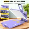AKEYDIY 15" x 15" Slide Out Heat Press for T Shirts - Fast Heating for Sublimation, Industrial Even Heat Transfer & Precise Temp Control, Shirt Heat Press for Vinyl & Fabric Projects (15x15 Purple) view 2