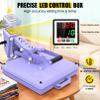 AKEYDIY 15" x 15" Slide Out Heat Press for T Shirts - Fast Heating for Sublimation, Industrial Even Heat Transfer & Precise Temp Control, Shirt Heat Press for Vinyl & Fabric Projects (15x15 Purple) view 3