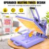 AKEYDIY 15" x 15" Slide Out Heat Press for T Shirts - Fast Heating for Sublimation, Industrial Even Heat Transfer & Precise Temp Control, Shirt Heat Press for Vinyl & Fabric Projects (15x15 Purple) view 4
