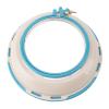 Embroidery Hoop Stand, Double Sided Punch Needle Stand Sewing Needlepoint Frame 16.5cm 25cm Cross Stitch Holder for Quilting (Lake Blue) view 1