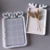 LAISANIM Deer Antler Tray Mold, Silicone Resin Mold for Serving Trays Jewelry Dishes, Flexible Reusable Craft with Unique Design for Resin Casting, DIY Crafts, Christmas Gifts view 4