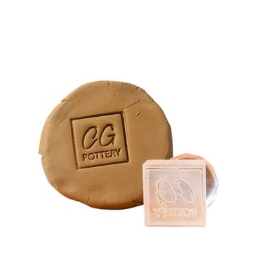 Custom Acrylic Stamp for Pottery - Personalized Clay Ceramics Stamper, Create Unique Imprints, Must Have Tool Gift for Ceramists, Stamp Making kit