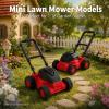 jojofuny 2pcs Lawn Mower Toy - Mini Garden 1:18 Scale Scene Landscape Decoration Collectible Display view 2