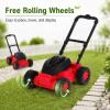 jojofuny 2pcs Lawn Mower Toy - Mini Garden 1:18 Scale Scene Landscape Decoration Collectible Display view 3