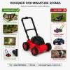 jojofuny 2pcs Lawn Mower Toy - Mini Garden 1:18 Scale Scene Landscape Decoration Collectible Display view 4