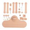 Embroidery Stand, Beechwood Embroidery Hoop Holder, 360 Degree Rotated Stitch Stand with Stable Base for DIY Sewing, Punch , and Crafting, Includes User Manual view 1