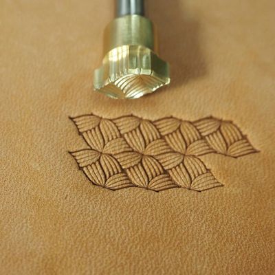 DandS ltd Leather Stamp Tool - Braided Texture Profesional Craft Tool for Leatherworking, Carving & Stamping Projects, Belts Wallets & DIY Projects Compatible with Mallet #618BB