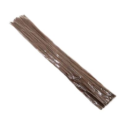 Floral Wire 50Pcs Floral Wire Paper Covered Artificial BranchesIron for DIY/Nylon Flower Accessory Green White and Coffee(Coffee,0.9mm)