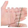 Floral Wire 50Pcs Floral Wire Paper Covered Artificial BranchesIron for DIY/Nylon Flower Accessory Green White and Coffee(Coffee,0.9mm) view 3