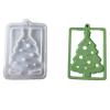 LEIQI Food Grade Silicone Christmas Tree Ornament Mold for Resin and Holiday Baking Decorations Party Supplies Mould view 1