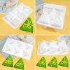 BELOWSYALER Silicone Mold,6-Cavity Bowknot Rice Dumpling Silicone Cake Mold DIY Ice Cream Resin Mold Baking Tool Birthday Gifts Zongzi Mold view 2