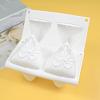 BELOWSYALER Silicone Mold,6-Cavity Bowknot Rice Dumpling Silicone Cake Mold DIY Ice Cream Resin Mold Baking Tool Birthday Gifts Zongzi Mold view 4