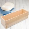 Lurrose 2pcs Rectangular Wooden Soap Mold Box Lidless Frame for Handmade Soap Making DIY Craft Wood Loaf Molds Suitable for Beginners and Experienced Makers view 4