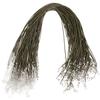 HEALLILY 100Pcs Jewelry Cord Necklace String with Clasp Polyester Alloy Necklace Rope for DIY Pendants Bracelets Chokers Military Green view 1