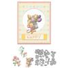 Animal Mouses Splicing Tulip Flower Pots Die Cuts DIY Sewing Metal Cutting Dies for Handmade Card Making Stencils Festivals Scrapbooking Album Paper Craft Template view 1