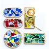 200g Polygon Mosaic Tiles DIY Craft Colored Fragments Glass Tile Mosaic Making Materials Irregular Shape Pieces(Brown) view 3