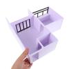 COOLHIYA Scale DIY Miniature Apartment Model Kit Unfinished Architectural Model Building Material for Precise Layout Visualization and Crafting Enthusiasts view 4