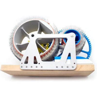Hand-Crank Wool Carder Machine, Fleece Color Mixer for DIY Felt Animals, Fast Manual Combing Tool for Yarn Crafting & Wool Felting Projects
