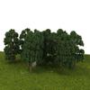 KiBcsLic 10pcs Model Trees 1:75 Ho Scale Layout view 2