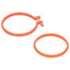 BAFOVY Cross Stitch Embroidery Circle Plastic Hoop Ring with Adjusting Screw for DIY Art Craft Sewing Beginners (4 Inch) view 1