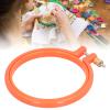 BAFOVY Cross Stitch Embroidery Circle Plastic Hoop Ring with Adjusting Screw for DIY Art Craft Sewing Beginners (4 Inch) view 2