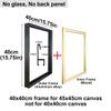 ECYC 15.75x15.75 inch Metal Canvas Floating Frame for 17.72x17.72 inch Canvas Painting, DIY Floater Frames with DIY Wood Frame, Picture Frames Art Painting Frame, 03 view 2