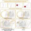 BEUNITONE Cactus Embroidery Kit for Beginners, 6PC Succulent Plant Themed Needlepoint Kits for Adults with Hoops, Threads, Needles, Instructions and Full Kits, DIY Home Decor Craft Gift for Adults view 3