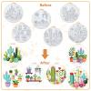 BEUNITONE Cactus Embroidery Kit for Beginners, 6PC Succulent Plant Themed Needlepoint Kits for Adults with Hoops, Threads, Needles, Instructions and Full Kits, DIY Home Decor Craft Gift for Adults view 4