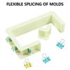 Resins Mold Silicones Epoxy Mold Housing Frame with Binders Clips and Tape Set view 3