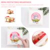 CYFUN DESIGN 200 Pcs Mini Metal Rotating Bearings for Card Making DIY Handmade Crafts Paper Cards Scrapbooking Crafting, 360Rotation Charm Bearing Spinner Art Tool Nail Rings Jewelry Rotating Tools view 3