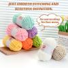 4 Pack Chunky Chenille Yarn for Crocheting, Baby Yarn for Crocheting Soft Blanket, 349.9 yds /14.1 oz Crochet Yarn, Bulky 5 Amigurumi Yarns, Fluffy Velvet Yarns for Knitting Crafts (4 Rust) view 3