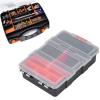 COCOYUEMA Parts Organizer for Hardware Fitting, Tool Storage Box, PVC Components Grid Case, Plastic Classification Container, Multilayer Drawer Design, Transparent Compartments for view 3