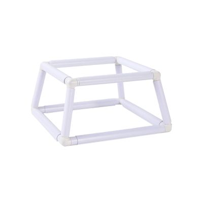 Double Layer Embroidery Frame Square Hoop Quilting Trapezoids Snap for Quilting Craft Square Shape Frame