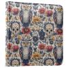 ALAZA Owl Flowers Skull Photo Album Self Adhesive Scrapbook Album PU Leather Cover 3 Ring Binders Photo Book for Wedding Family Travel Memory view 1
