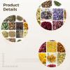 Tressify Herbs Set Labels, Dried Herb Bags 42 Crafts Kit Herbal Packets Sealed, For Candle Potpourri Making view 4