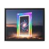 A Glowing Prism Doorway into Another Dimension - Premium Pinewood Frame Framed Canvas Wall Art 14x11 or 20x16 Inches view 1