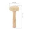 SAFIGLE 10Pcs Wooden Mushroom Ink Roller Printmaking Tool for DIY Art Craft Ergonomic Handle Rubbing Roller for Painting Scrapbooking Stamping Wood Material view 3