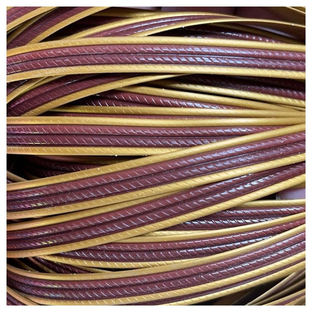 Tolospace 8mm Flat Synthetic Rattan Weaving Material, 500g Plastic Embossing Rattan Wicker Repair Supplies for Patio Furniture Repair, DIY Storage Basket
