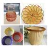 Tolospace 8mm Flat Synthetic Rattan Weaving Material, 500g Plastic Embossing Rattan Wicker Repair Supplies for Patio Furniture Repair, DIY Storage Basket view 3