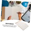 ORFOFE 120 Sheets Thick Paper Sketching Pad Hardcover Blank Sketch Book for Drawing and Painting Portable Artist Journal Suitable for Pencil Charcoal Pastels Crayons Travel and Outdoor view 3